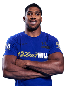 Anthony Joshua promoting the William Hill brand