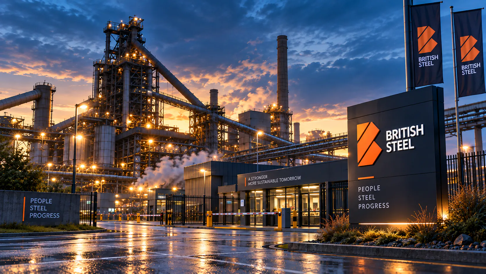Automated energy management - Modern NHS building at sunset with illuminated sign reading Lincolnshire Partnership NHS Foundation Trust. Graphics show 120+ tonnes CO2 reduction and £60,000+ potential annual savings. Emma AI and Optimai Monitoring logos are visible.